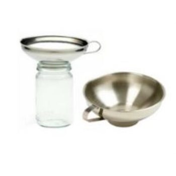 Rozsdamentes lekvár tölcsér