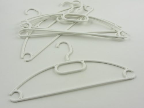 Műanyag forgófejes vállfa (5 db-os)