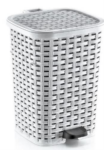 Rattan pedálos szemetes 12 lit