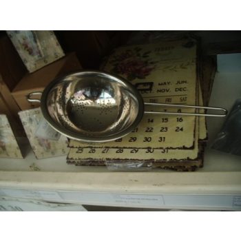 Tésztaszűrő króm 14 cm