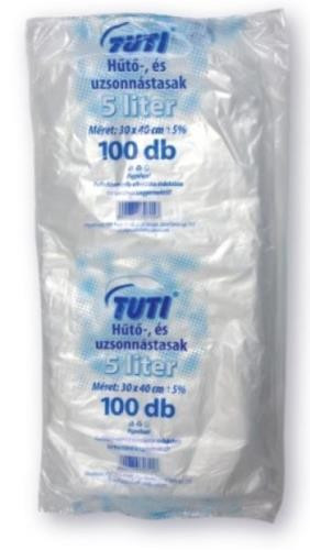  UZSONNÁS ÉS HŰTŐTASAK 5L 30X40  100 db-os