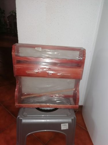 Fa fiókos  fólia tartó
