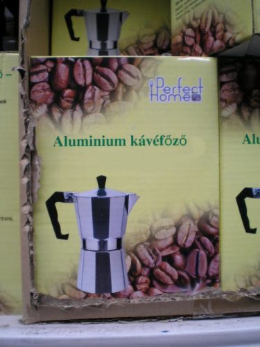 Aluminium kávéfőző 3 sz.