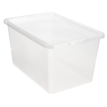 Muanyag tároló tetovel 52 lit