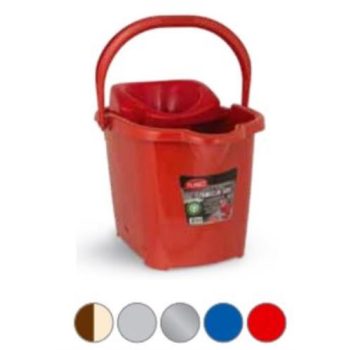 Felmosó vödör Mop vödör15 lit.+csavaró