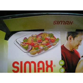 2,4 lit. szögletes tál fedovel