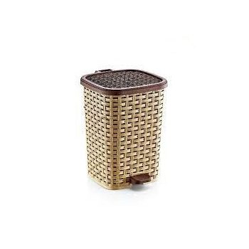 Rattan pedálos szemetes 12 lit 