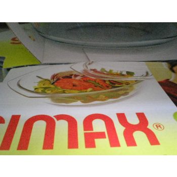 3,5 lit. ovál tál fedovel