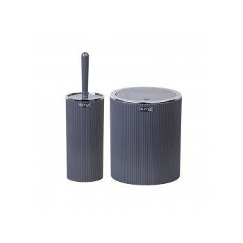 WC kefe tartó+ szemetes szett