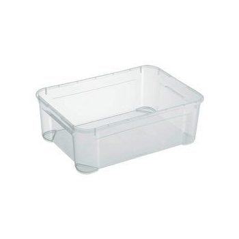 Muanyag tároló lapos 31 literes