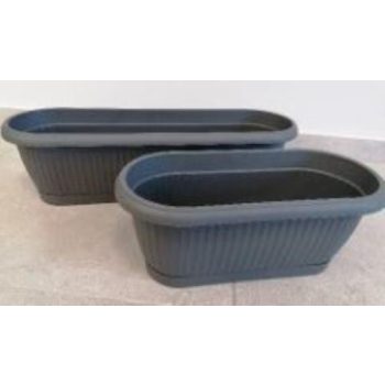 PALERMO BALKONL+ALÁTÉT  40CM ANTRACIT